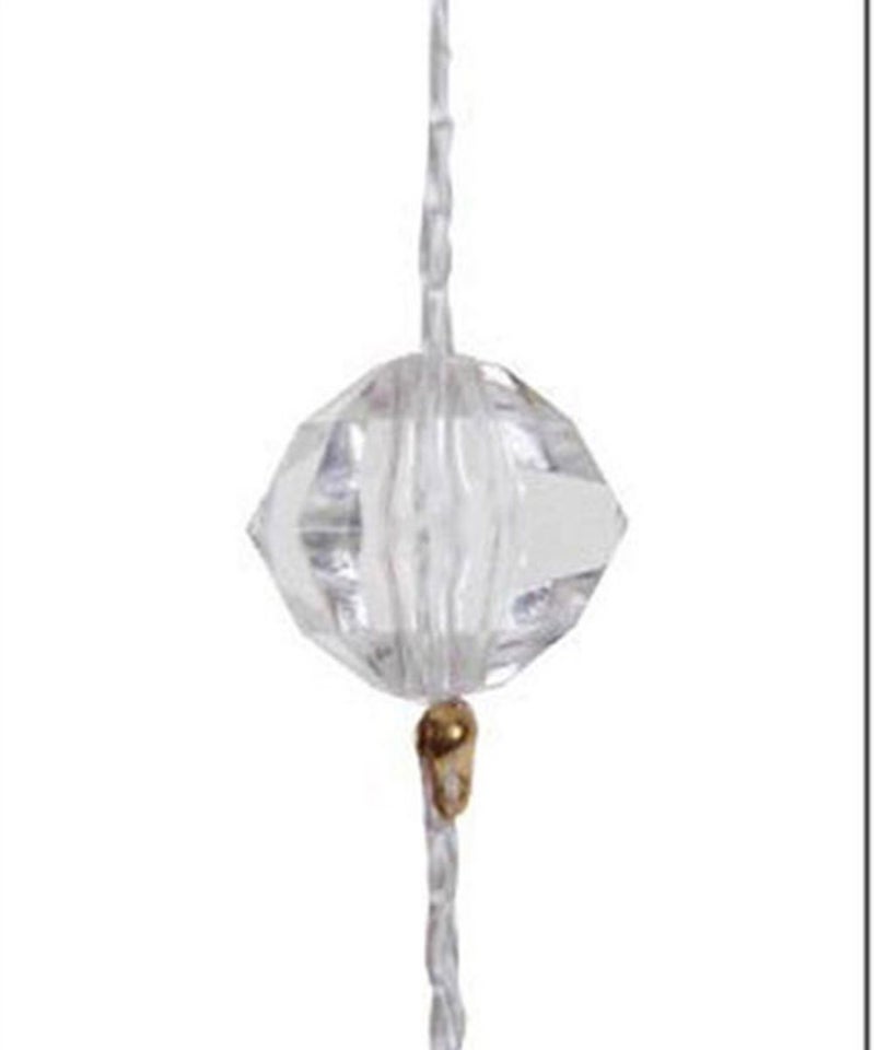 FUT String Tassel Crystal Beads Curtain, Partition Door Curtain Beaded String Curtain Door Screen Panel Home Decor Divider for Bridal Chamber Room Beauty Salon Bedroom New Home Hotel Decoration 1x2m - Image 3